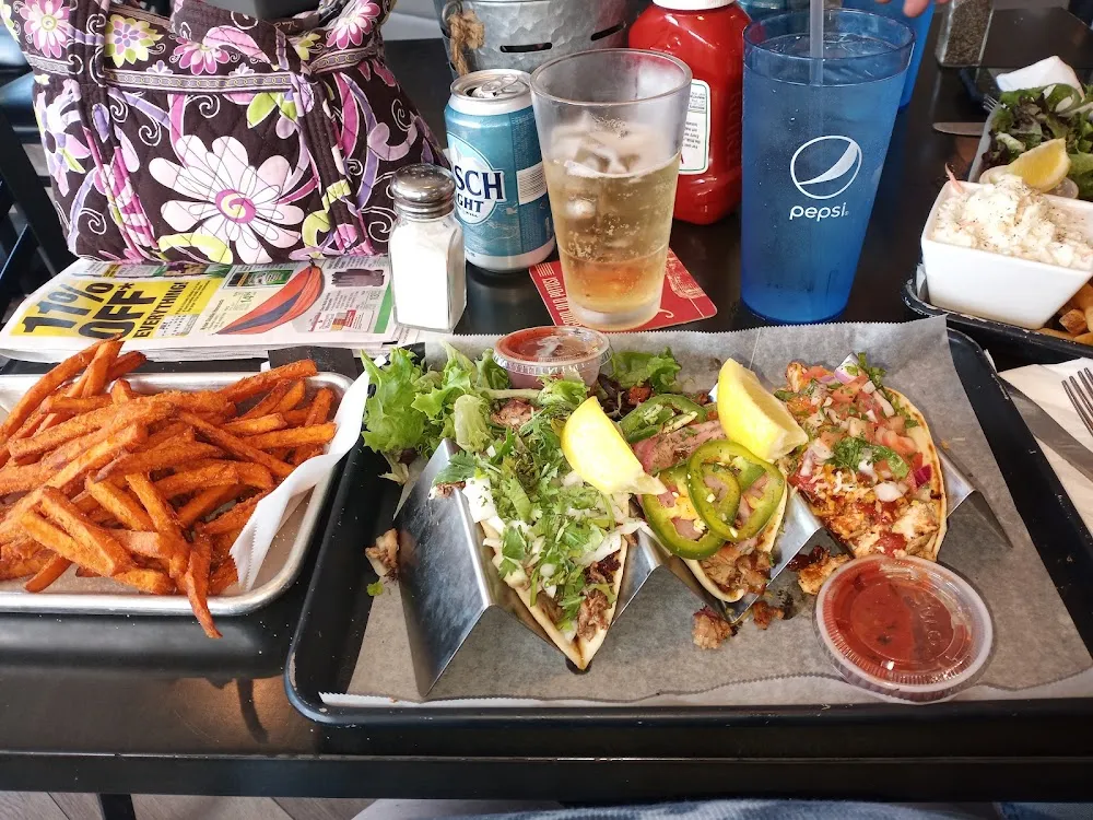 Tacos and Sweet Potato Fries